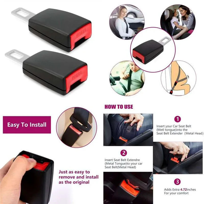 2pcs For Car Seat Belt Clip Extender For Chery A1 A3 Amulett A13 E5 Tiggo E3 G5 AUTO zubehör