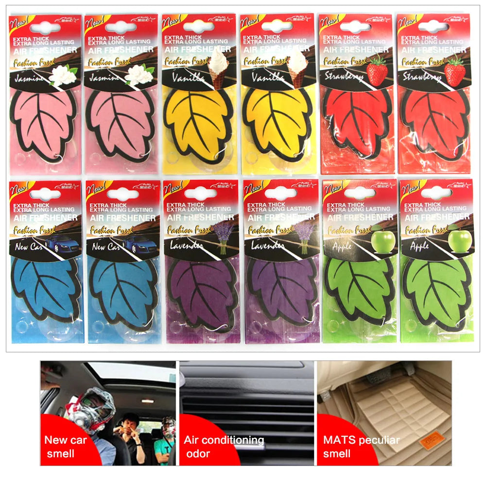 6/12/18/24PCS Car air freshener smell car perfume for car interior accessories air freshener customization