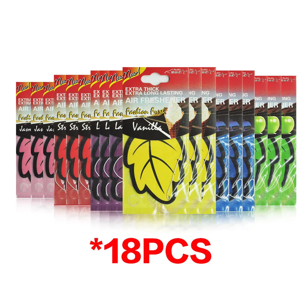 6/12/18/24PCS Car air freshener smell car perfume for car interior accessories air freshener customization