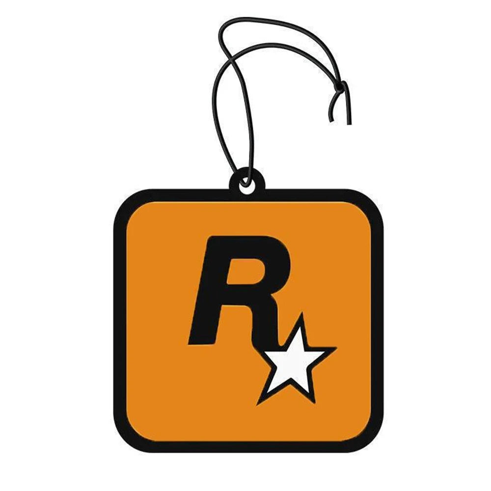 Trend car fragrance R star car long-lasting aromatherapy fragrance piece net red pendant decoration car deodorization